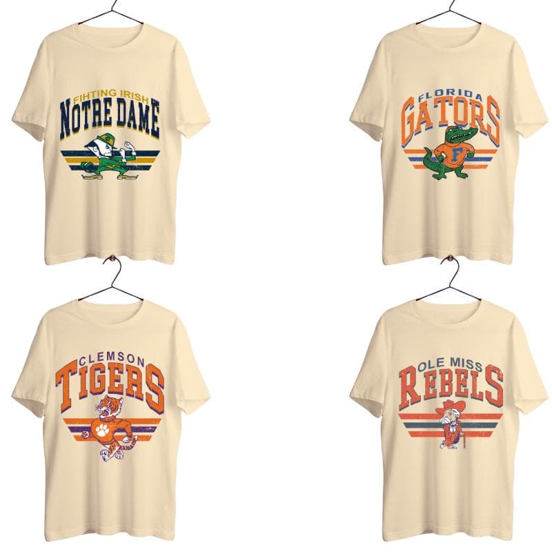 Vintage Logo Fútbol Americano Todos los Equiposs NCAA T-Camiseta, Full Size 5Xl Sudadera, Hoodie – image 1, Vintage College Tee, NCAA T-Shirt, Alabama Crimson Tide tshirt, Ohio State Buckeyes tshirt, Texas Longhorns tshirt, Georgia Bulldogs tshirt, Michigan Wolverines tshirt