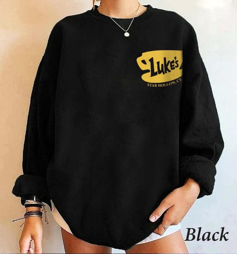 Vintage Luke's Diner Gilmore Girls Stars Hollow Sweatshirt Hoodie – image 3, Luke's Diner Tee, Luke's Diner Shirt, Luke's Diner Sweatshirt, Luke's Diner Hoodie, Luke's Diner Clothes