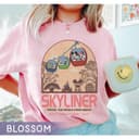 Vintage Mickey & Friends Disney Skyliner Epcot Washed Tee 4 small thumbnail