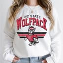 Sudadera Vintage NC State Wolfpack NCAA de Fútbol Unisex Regalo 3 small thumbnail