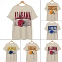 Vintage NCAA All Teams Game Day Unisex Cotton T-Shirt 1 small thumbnail