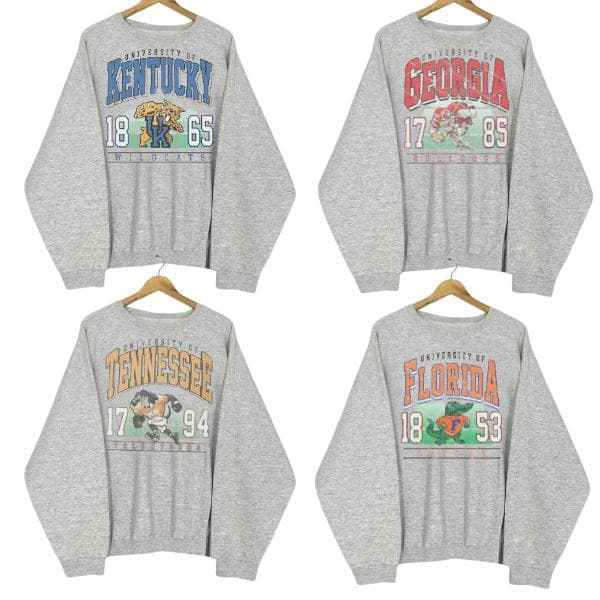 Vintage NCAA College All Team Sweatshirt - Fan Gifts – image 1, Vintage College Tee, NCAA T-Shirt, Alabama Crimson Tide tshirt, Ohio State Buckeyes tshirt, Texas Longhorns tshirt, Georgia Bulldogs tshirt, Michigan Wolverines tshirt