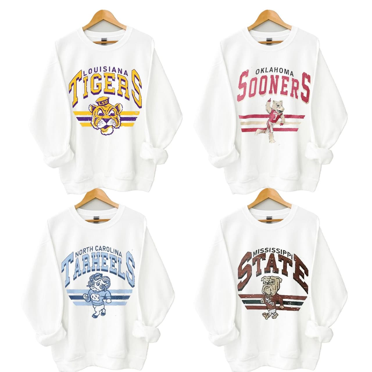 Sudadera Vintage NCAA College - Regalos para Fans de Todos los Equipos – image 1, Vintage College Tee, NCAA T-Shirt, Alabama Crimson Tide tshirt, Ohio State Buckeyes tshirt, Texas Longhorns tshirt, Georgia Bulldogs tshirt, Michigan Wolverines tshirt