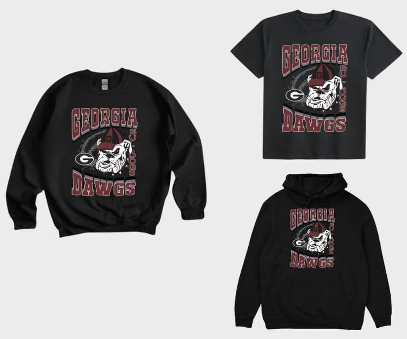 Camiseta, Sudadera y Sudadera con Capucha Vintage NCAA Georgia Bulldogs - Unisex – image 1, Georgia Bulldogs Tee, georgia bulldogs shirt, georgia shirt, georgia bulldogs t shirt, georgia football t shirt, georgia bulldogs football t shirts, georgia football tee shirts