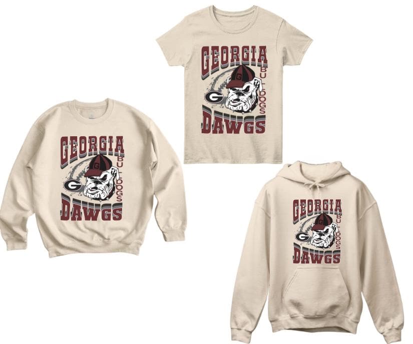 Camiseta, Sudadera y Sudadera con Capucha Vintage NCAA Georgia Bulldogs - Unisex – image 3, Georgia Bulldogs Tee, georgia bulldogs shirt, georgia shirt, georgia bulldogs t shirt, georgia football t shirt, georgia bulldogs football t shirts, georgia football tee shirts