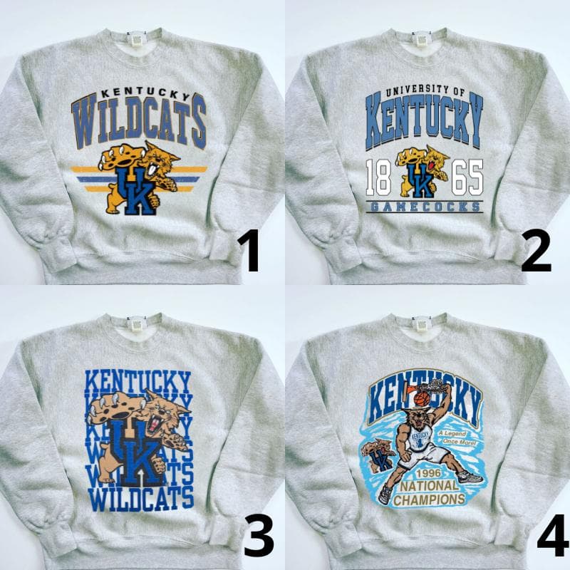 Sudadera Vintage NCAA Kentucky - Diseño Personalizado, Regalo Clásico – image 1, Kentucky Wildcats Tee, Kentucky Wildcats Merch, Kentucky Wildcats Shirt, Kentucky Wildcats Sweatshirt, Kentucky Wildcats Hoodie, Kentucky Wildcats Clothes
