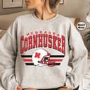 Sudadera Vintage Unisex Nebraska Cornhuskers NCAA Fútbol 1 small thumbnail