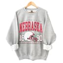 Sudadera Vintage Nebraska Cornhuskers NCAA - Regalo para Fan de Fútbol 1 small thumbnail