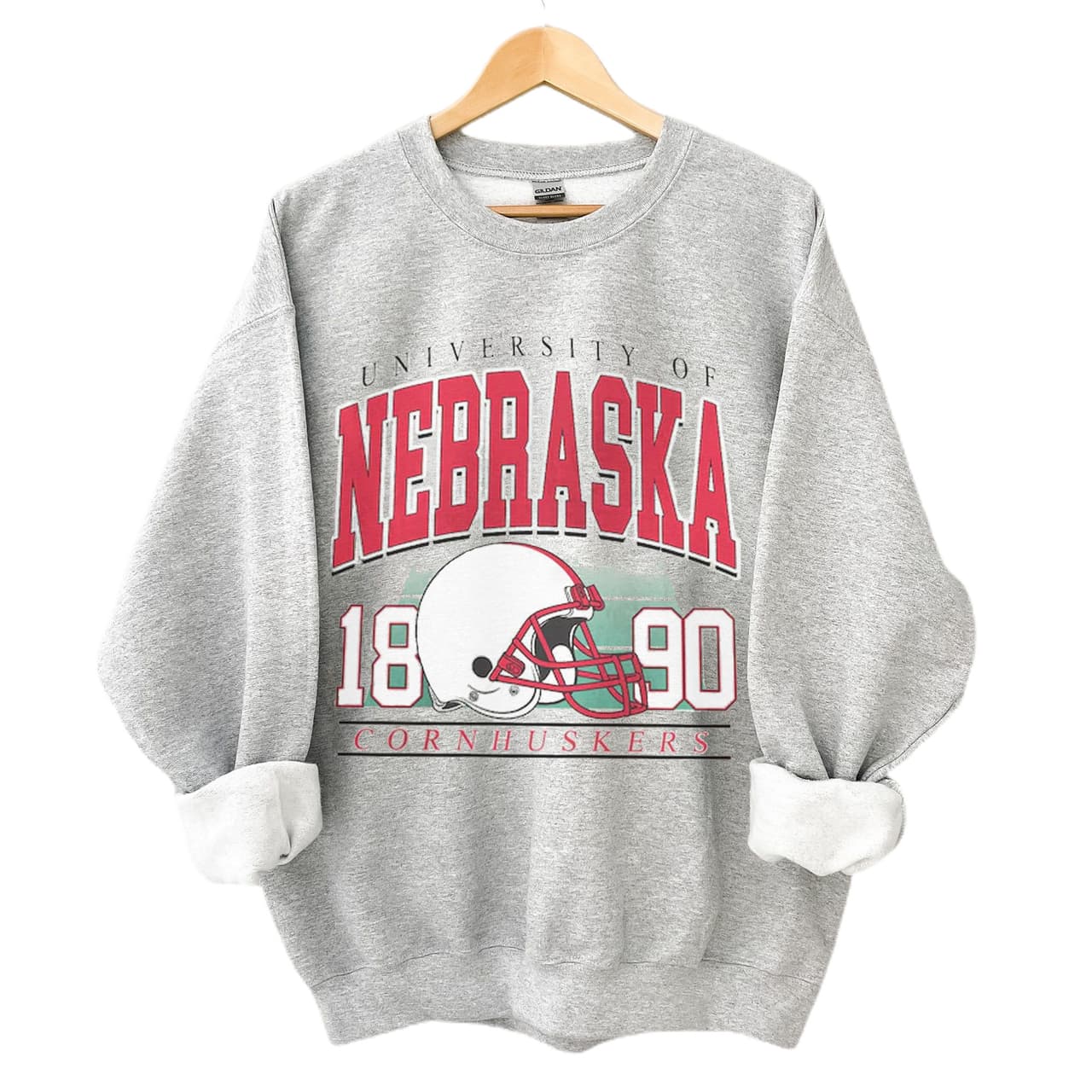 Sudadera Vintage Nebraska Cornhuskers NCAA - Regalo para Fan de Fútbol – image 1, Nebraska Cornhuskers Tee, Nebraska Cornhuskers Merch, Nebraska Cornhuskers Shirt, Nebraska Cornhuskers Sweatshirt, Nebraska Cornhuskers Hoodie, Nebraska Cornhuskers Clothes