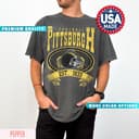 Camiseta y Sudadera Vintage Extragrande Unisex Pittsburgh Football 2 small thumbnail