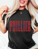 Vintage Philadelphia Phillies Baseball Shirt, Unisex Crew Neck, 100% Soft Cotton, Short Sleeve, Gift for Fans, Comfort Color Hoodie/Sweatshirt 1 small thumbnail