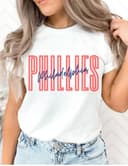 Vintage Philadelphia Phillies Baseball Shirt, Unisex Crew Neck, 100% Soft Cotton, Short Sleeve, Gift for Fans, Comfort Color Hoodie/Sweatshirt 2 small thumbnail