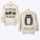 Vintage Pittsburgh Football Heinz Field Two-Sided Shirt & Hoodie 1 small thumbnail