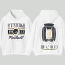 Vintage Pittsburgh Football Heinz Field Two-Sided Shirt & Hoodie 2 small thumbnail