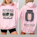 Vintage Pittsburgh Football Heinz Field Two-Sided Shirt & Hoodie 4 small thumbnail