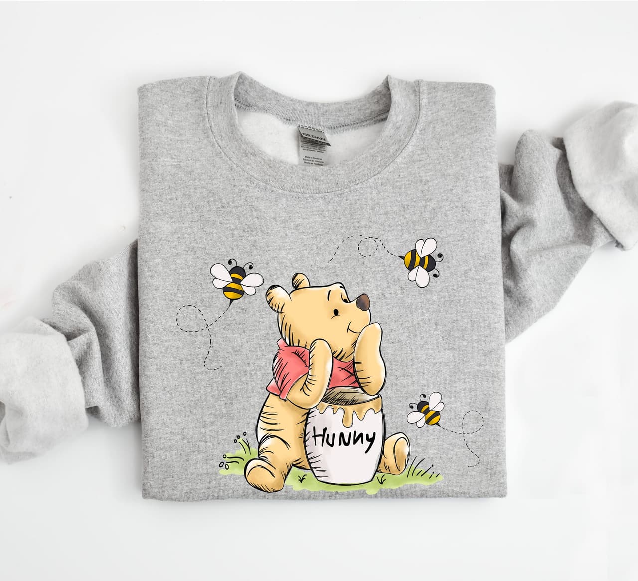Vintage Pooh Sweatshirt, Wiinnie The Pooh and Friends Sweatshirt, Family Matching Sweater, Bear and Honey Shirt – image 2, Pooh Tee, disney shirt, cameron boyce merch, disney shirts for women, disney tee shirts womens, womens disney tee, disney family shirts