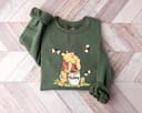 Vintage Pooh Sweatshirt, Wiinnie The Pooh and Friends Sweatshirt, Family Matching Sweater, Bear and Honey Shirt 4 small thumbnail