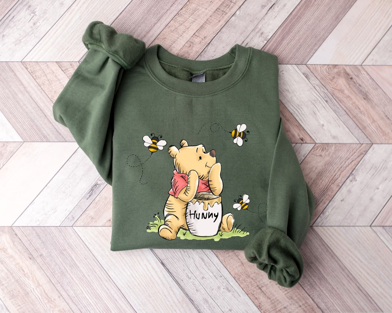 Vintage Pooh Sweatshirt, Wiinnie The Pooh and Friends Sweatshirt, Family Matching Sweater, Bear and Honey Shirt – image 4, Pooh Tee, disney shirt, cameron boyce merch, disney shirts for women, disney tee shirts womens, womens disney tee, disney family shirts