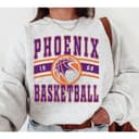 Vintage Retro All Team Crewneck Sweatshirt - Game Day Gift 3 small thumbnail