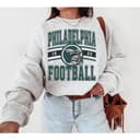 Vintage Retro Philadelphia Eagles Football Crewneck T-Shirt & Sweatshirt 1 small thumbnail