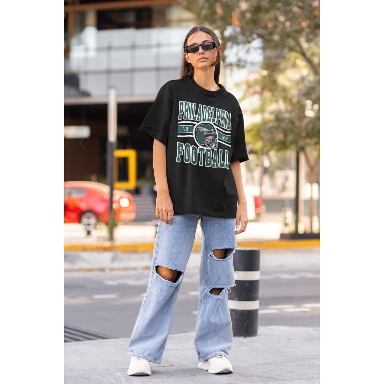 Vintage Retro Philadelphia Eagles Football Crewneck T-Shirt & Sweatshirt – image 2, Philadelphia Eagles Tee, jalen hurts shirsey, philadelphia eagles merch, eagles sweatshirt, philadelphia eagles sweatshirt, eagles hooded sweatshirt, eagles shirt