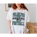 Vintage Retro Philadelphia Eagles Football Crewneck T-Shirt & Sweatshirt 4 small thumbnail