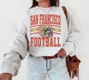 Vintage San Francisco 49ers Football Sweatshirt Retro Casual 2 small thumbnail