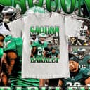 Camiseta vintage Saquon Barkley, diseño personalizado 90s, regalo retro unisex 2 small thumbnail