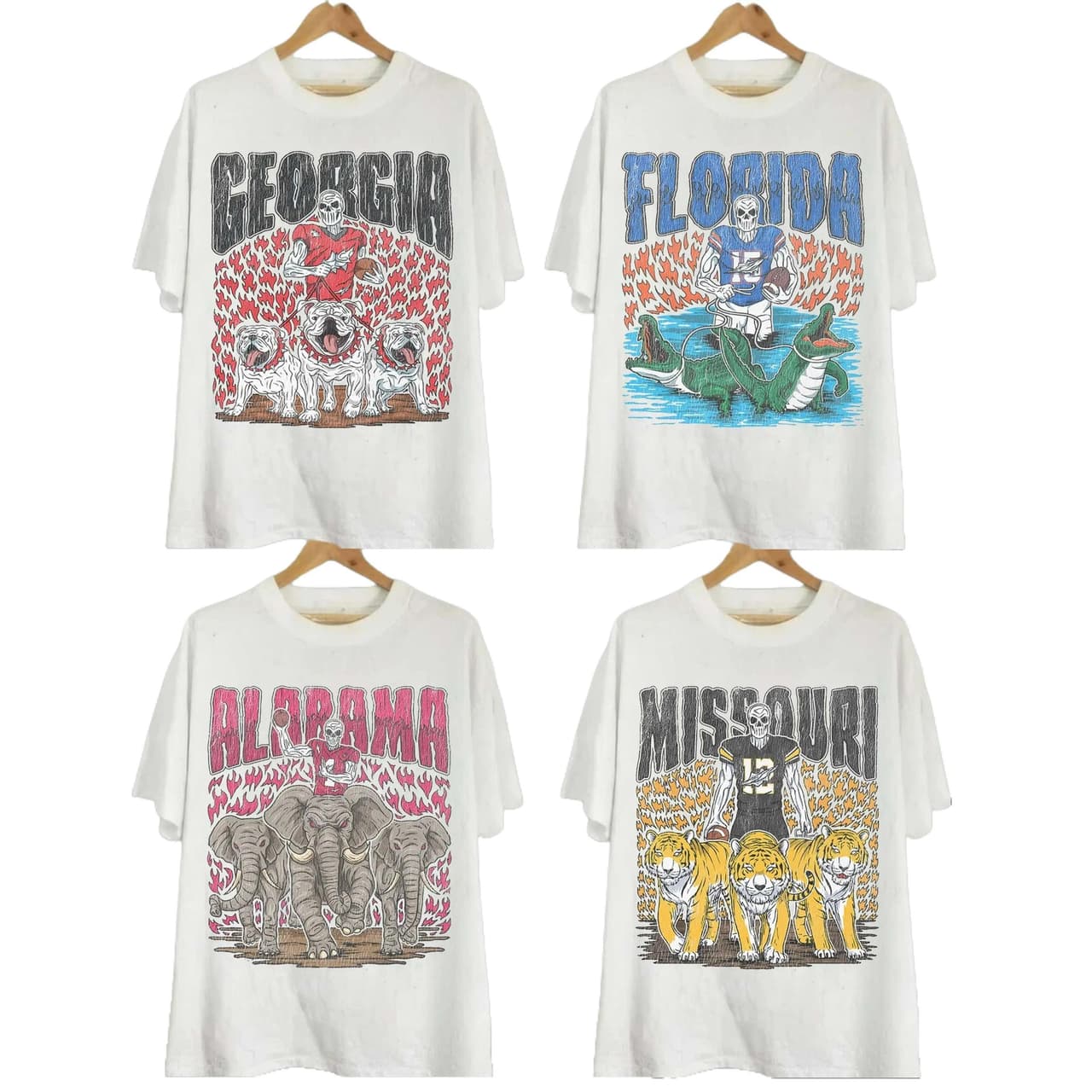 Vintage Skeleton Todos los Equiposs Universitaria Fútbol Americano Camiseta, NCAA Vintage Sudadera, Todos los Equiposs NCAA Clásico Hoodie – image 1, Vintage College Tee, NCAA T-Shirt, Alabama Crimson Tide tshirt, Ohio State Buckeyes tshirt, Texas Longhorns tshirt, Georgia Bulldogs tshirt, Michigan Wolverines tshirt