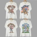 Vintage Skeleton Todos los equiposs Fútbol americano T-shirt, Gildan 5000 Unisex Crewneck Classic Camiseta Todos los equiposs Fútbol americano. 1 small thumbnail