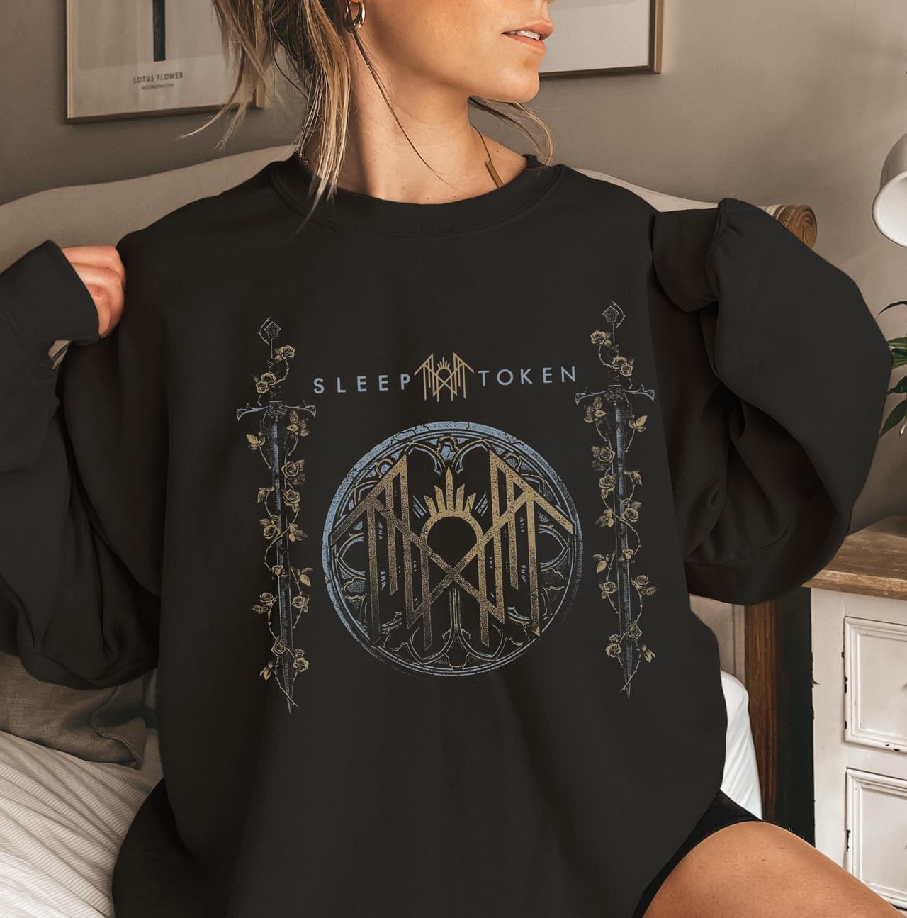 Vintage Sleep Token Logo T-Shirt, Sleep Token Sword Sweatshirt, Sleep Token Merch Gift – image 3, Sleep Token Tee, sleep token merch, sleeptoken merch, sleep token shirt, sleep token t shirt, sleep token sweatshirt, sleep token hoodie