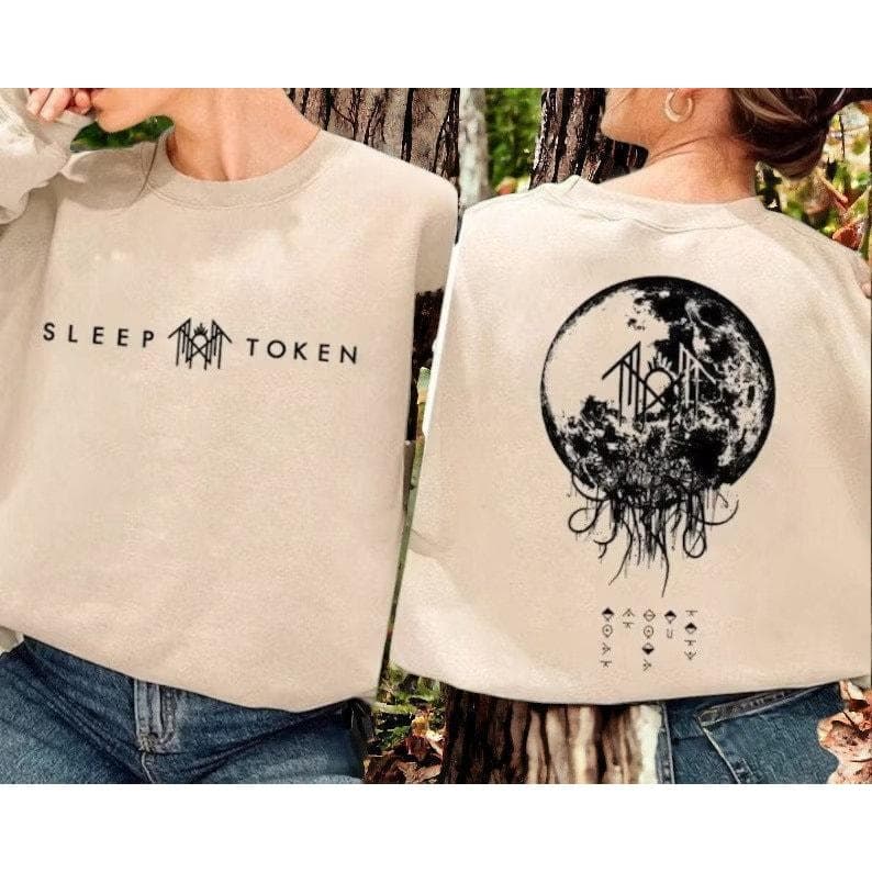 Vintage Sleep Token Reaper Angel 2-Sided Sweatshirt Hoodie T-Shirt Merch – image 2, Sleep Token Tee, Sleep Token Merch, Sleep Token Shirt, Sleep Token Sweatshirt, Sleep Token Hoodie, Sleep Token Clothes