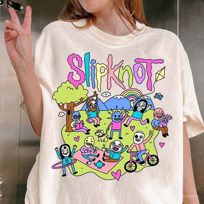 Vintage Slipknot T-Shirt, Happy Times Playing Together Sweatshirt, Band Hoodie – image 1, slipknot tee, slipknot merch, merch slipknot, slipknot shirt, shirt slipknot, slipknot t shirt, slipknot tshirt