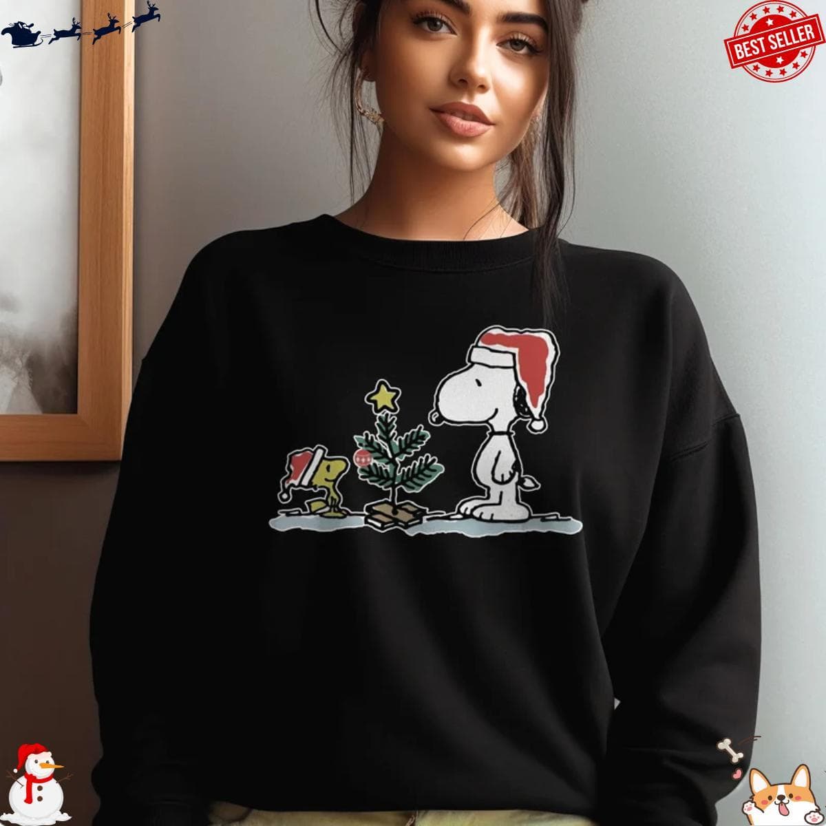 Vintage Snoopy Charlie Christmas Sweatshirt Hoodie Comfort Colors – image 4, Snoopy Tee, Snoopy Merch, Snoopy Shirt, Snoopy Sweatshirt, Snoopy Hoodie, Snoopy Clothes