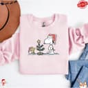 Vintage Snoopy Charlie Christmas Sweatshirt Hoodie Comfort Colors 2 small thumbnail