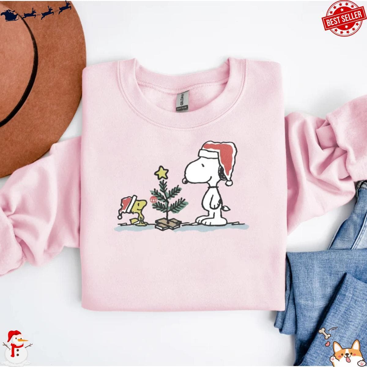 Vintage Snoopy Charlie Christmas Sweatshirt Hoodie Comfort Colors – image 2, Snoopy Tee, Snoopy Merch, Snoopy Shirt, Snoopy Sweatshirt, Snoopy Hoodie, Snoopy Clothes