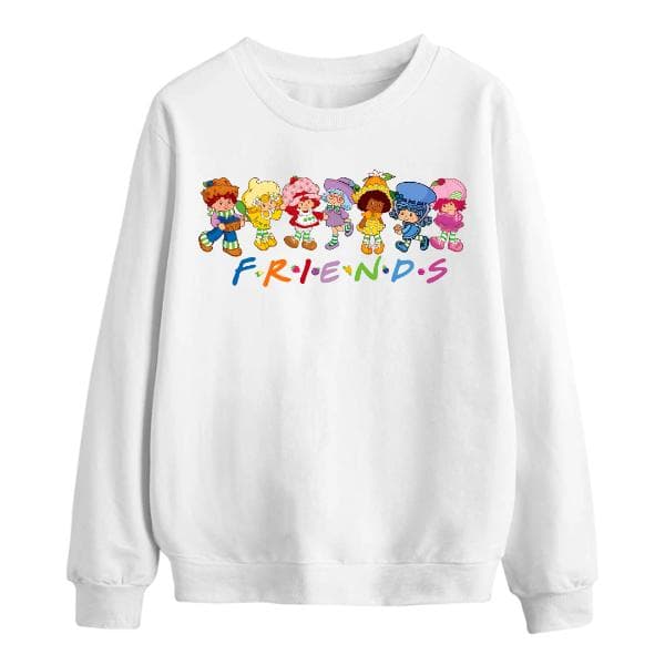 Vintage Strawberry Shortcake & Friends Girly Sweatshirt – image 2, Disneey Princess Tee, disney shirt, cameron boyce merch, disney shirts for women, disney tee shirts womens, womens disney tee, disney family shirts
