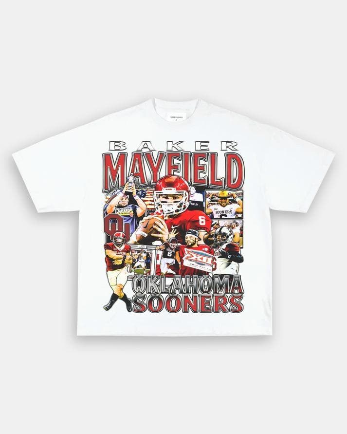Vintage Style Baker Mayfield Oklahoma Football T-Shirt, Sweatshirt & Hoodie for Men & Women 90s Classic – image 3, BAKER MAYFIELD Tee, BAKER MAYFIELD Merch, BAKER MAYFIELD Shirt, BAKER MAYFIELD Sweatshirt, BAKER MAYFIELD Hoodie, BAKER MAYFIELD Clothes