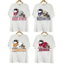 Vintage T-shirt: Dog Football Design, All NCAA Teams 1 small thumbnail