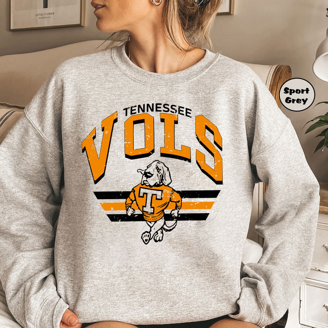 Vintage Tennessee Volunteers NCAA Sweatshirt - Football Basketball – image 1, Tennessee Volunteers Tee, tennessee football shirts, vols shirt, tennessee vols t shirt, tennessee football sweatshirt, tennessee volunteers t shirt, tennessee vols tee shirts