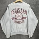 Sudadera Vintage Texas A&M University Aggie Football 2 small thumbnail