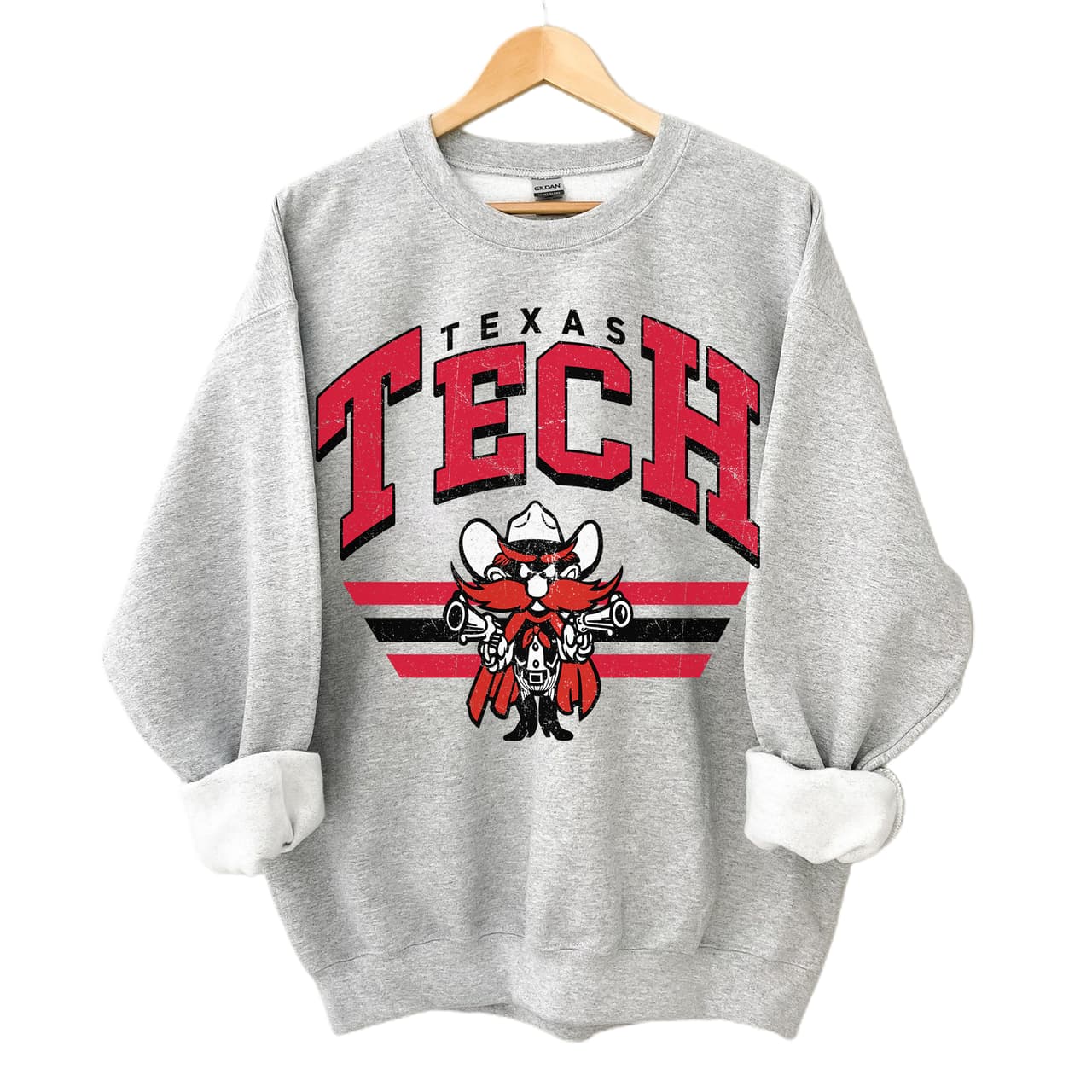 Vintage Texas Tech Football NCAA Sweatshirt - Classic Fan Gift – image 1, Texas Tech Tee, Texas Tech Merch, Texas Tech Shirt, Texas Tech Sweatshirt, Texas Tech Hoodie, Texas Tech Clothes