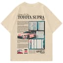 Vintage Toyota Supra JDM Camiseta - Unisex Para Entusiastas de Coches Street Racing 1 small thumbnail