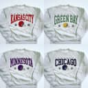 Vintage tsyle Footnall Team Sweatshirt_ Cotton Pullover for Fan Of All Team Football Sprot 1 small thumbnail