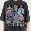 Vintage Tyrese Haliburton Pacers Bootleg 90s Basketball T-Shirt 1 small thumbnail