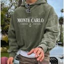 Sudadera con Capucha Vintage Unisex Monaco Monte Carlo Yacht Club 1 small thumbnail