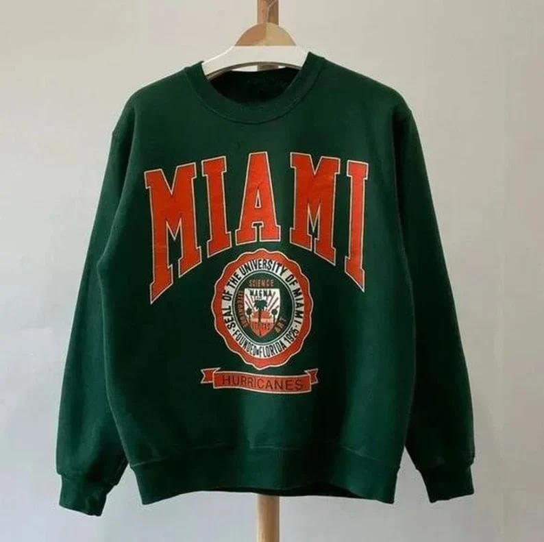 Vintage University of Miami Hurricanes NCAA Shirt & Sweatshirt – image 1, Miami Hurricanes Tee, miami hurricanes shirt, miami hurricanes t shirts, university of miami sweatshirt, university of miami shirts, university of miami t shirts, miami hurricane apparel
