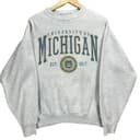 Sudadera Crewneck Vintage University Of Michigan - Algodón Suave NCAA 1 small thumbnail