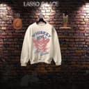 Whiskey Bent Hell Bound Cowgirl Western Country Music Crewneck 4 small thumbnail