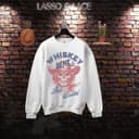 Whiskey Bent Hell Bound Cowgirl Western Country Music Crewneck 3 small thumbnail